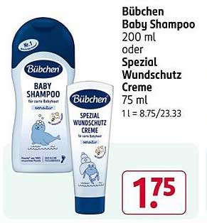 Büchner Baby Shampoo oder Spezial Wundschutz Creme