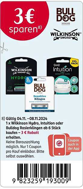 Bull Dog Sensitive Klingen