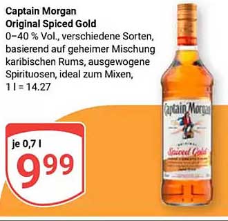 Captain Morgan Original Spiced Gold