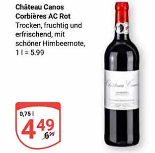 Château Canos Corbières AC Rot