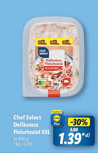 Chef Select Delikatess Fleischsalat XXL