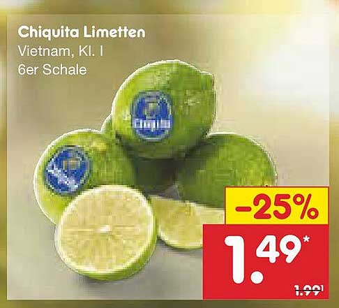 Chiquita Limetten