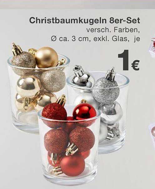 Christbaumkugeln 8er-Set