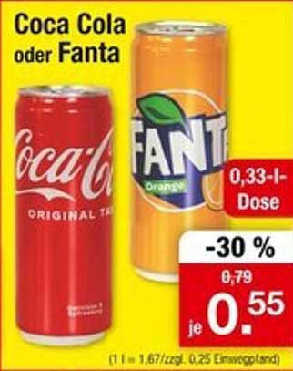 Coca Cola oder Fanta