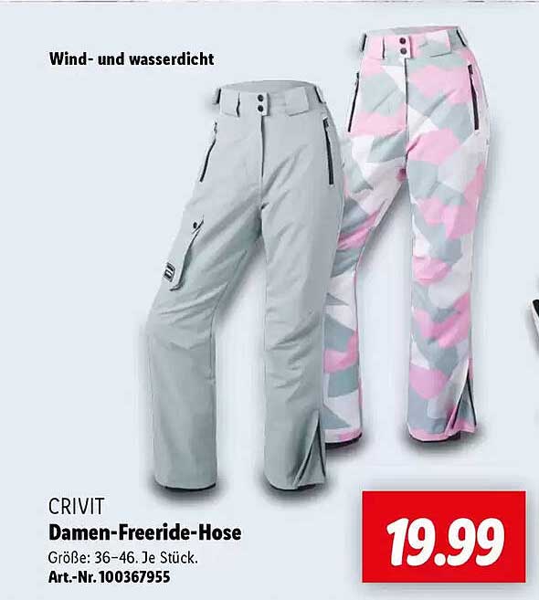 CRIVIT Damen-Freeride-Hose