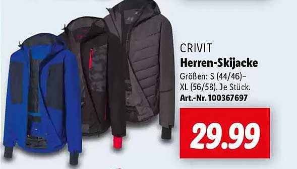 CRIVIT Herren-Skijacke