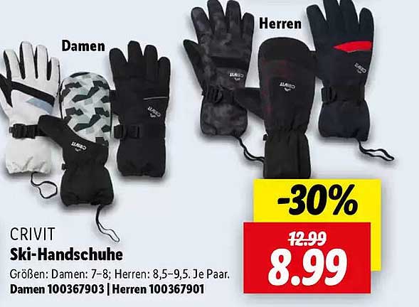 CRIVIT Ski-Handschuhe