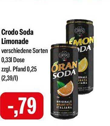 Crodo Soda Limonade