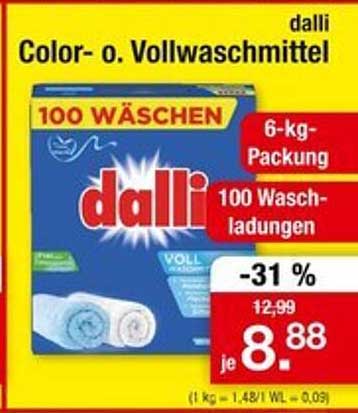 dalli Color- o. Vollwaschmittel