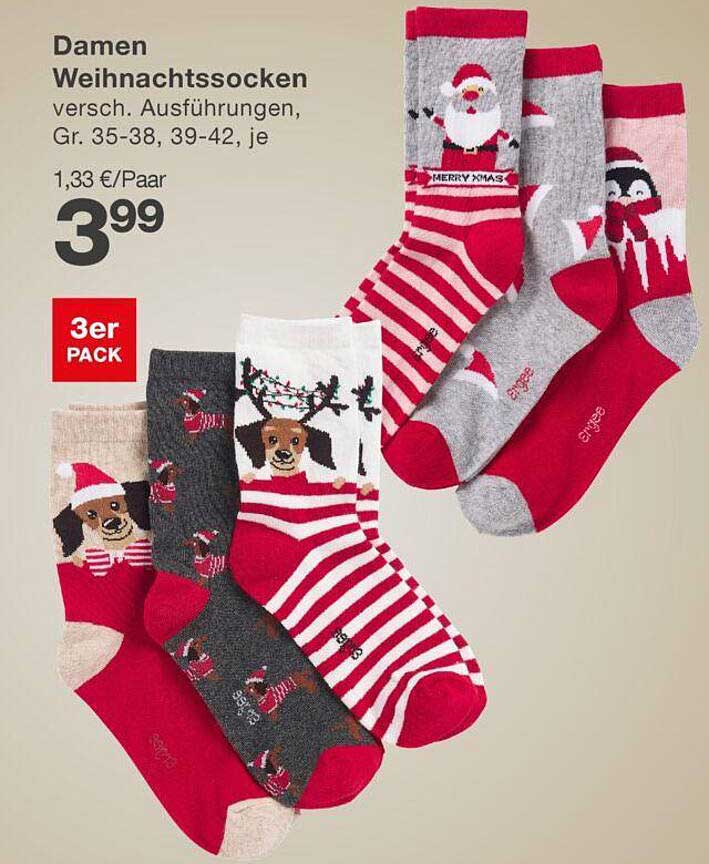 Damen Weihnachtssocken