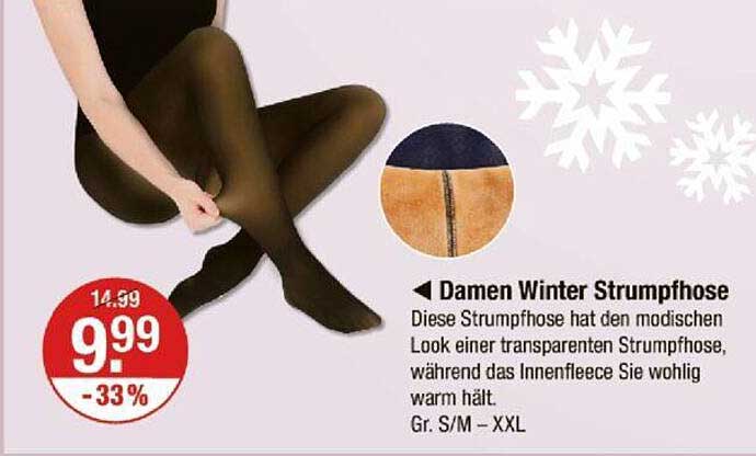 Damen Winter Strumpfhose