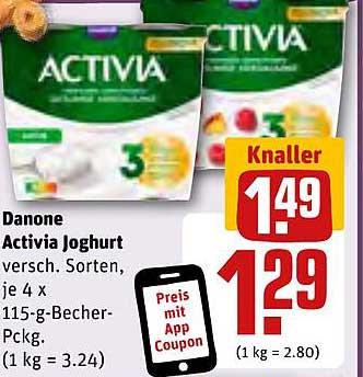 Danone Activia Joghurt