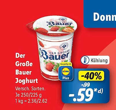 Der Große Bauer Joghurt