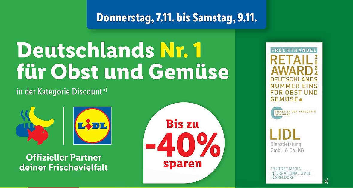 Deutschlands Nr. 1 für Obst und Gemüse