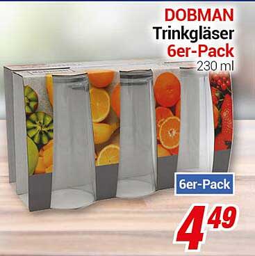 DOBMAN Trinkgläser 6er-Pack