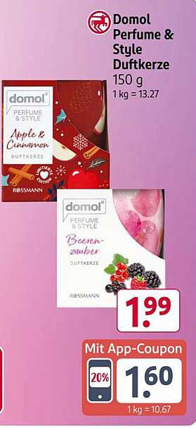 Domol Perfume & Style Duftkerze