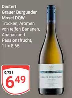 Dostert Grauer Burgunder Mosel DQW