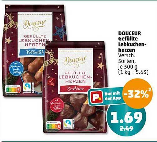 DOUCEUR Gefüllte Lebkuchenherzen