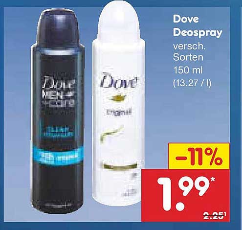 Dove Deospray