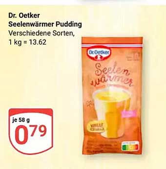 Dr. Oetker Seelenwärmer Pudding