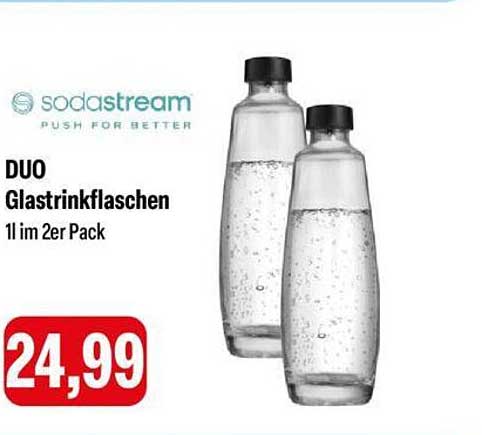 DUO Glastrinkflaschen