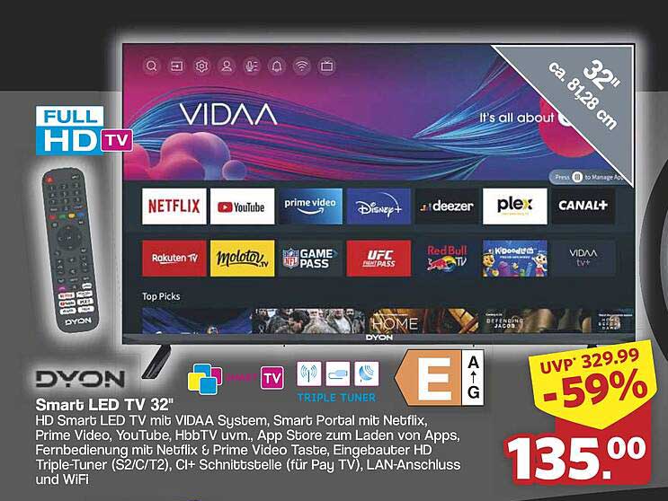 Dyon Smart LED TV 32"