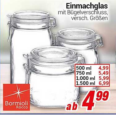 Einmachglas mit Bügelverschluss