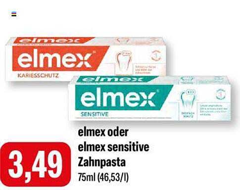 elmex oder elmex sensitive Zahnpasta