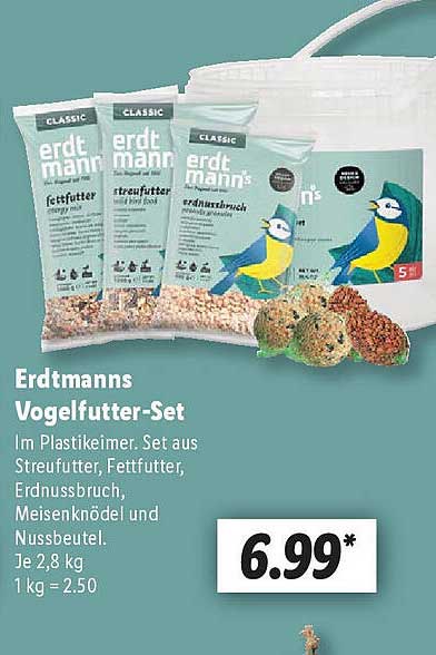 Erdtmanns Vogel-futter-Set