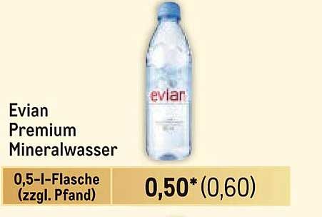 Evian Premium Mineralwasser