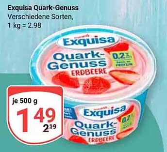 Exquisa Quark-Genuss Erdbeere