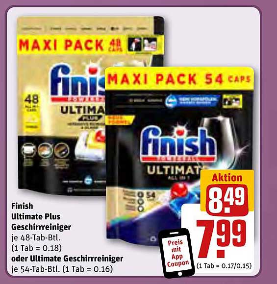 Finish Ultimate Plus Geschirrreiniger