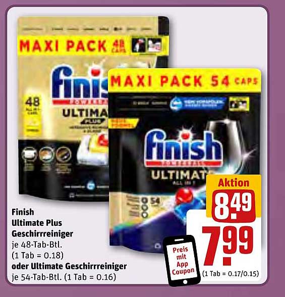 Finish Ultimate Plus Geschirrreiniger