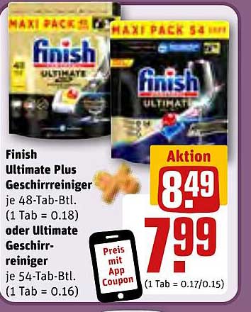 Finish Ultimate Plus Geschirrreiniger