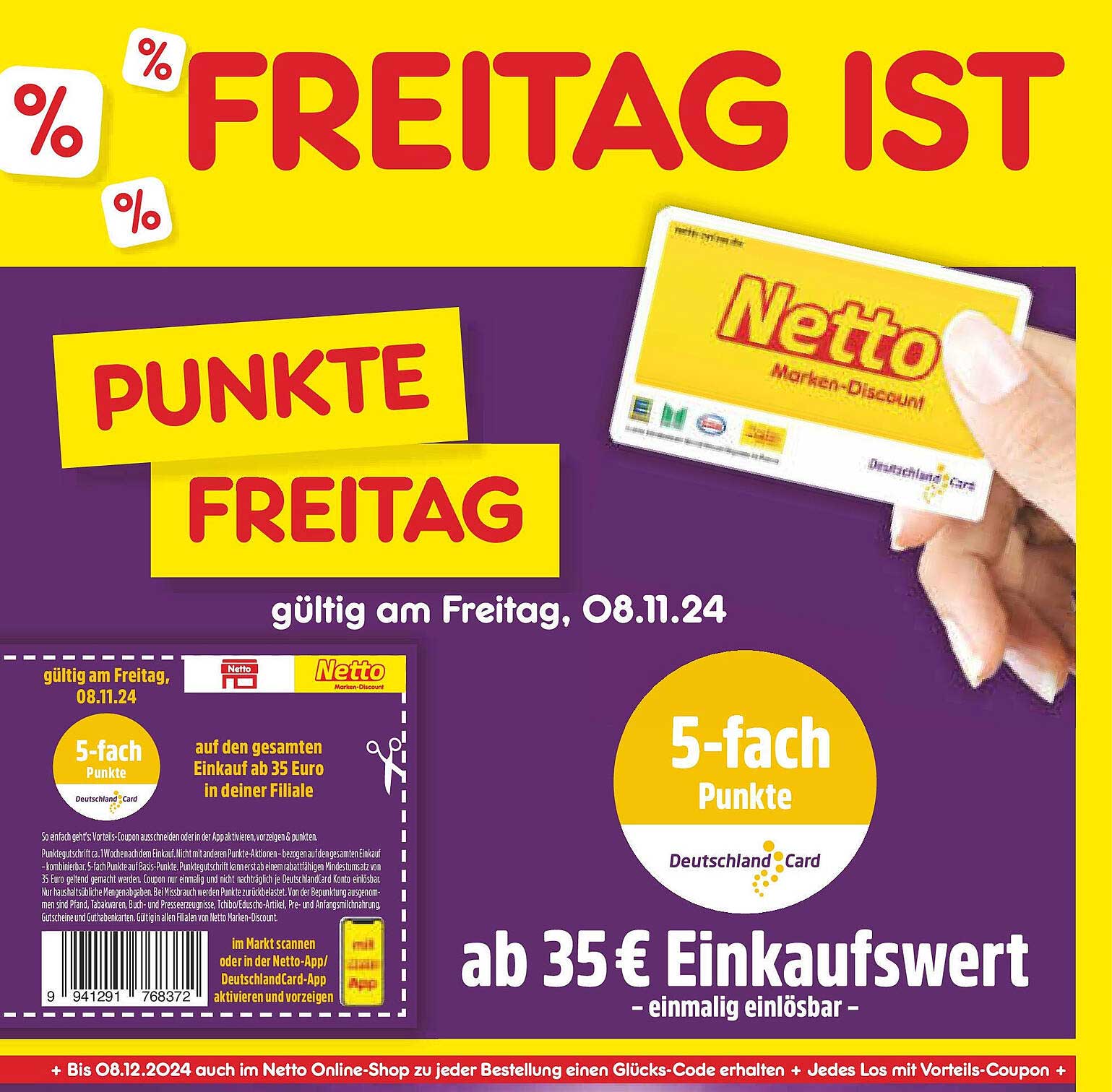 FREITAG IST PUNKTE FREITAG