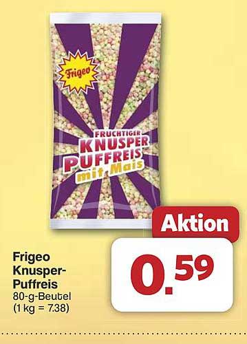 Frigeo Knusperpuffreis mit Mais