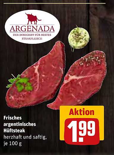 Frisches argentinisches Hüftsteak