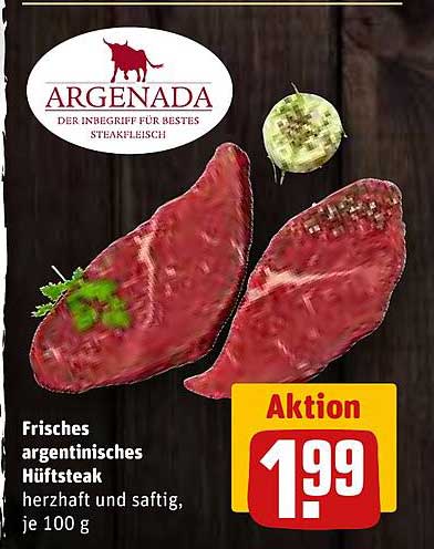 Frisches argentinisches Hüftsteak