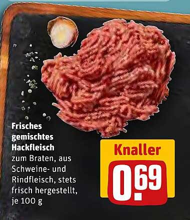 Frisches gemischtes Hackfleisch