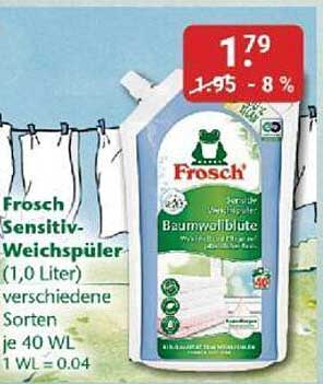 Frosch Sensitiv-Weichspüler