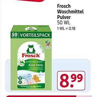 Frosch Waschmittel Pulver