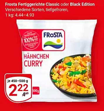 Frosta Hähnchen Curry