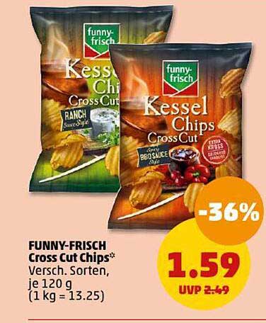 FUNNY-FRISCH Kessel Chips Cross Cut