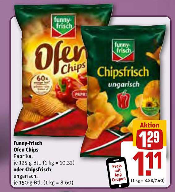 Funny-frisch Ofen Chips  
Chipsfrisch ungarisch