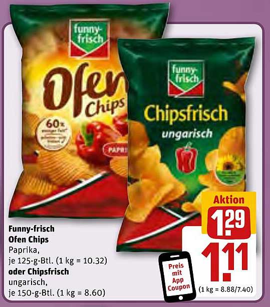 Funny-frisch Ofen Chips  
oder Chipsfrisch ungarisch