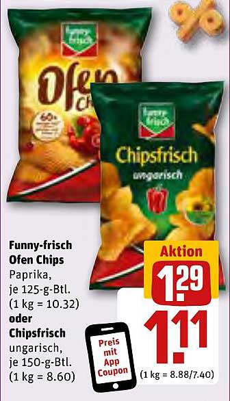 Funny-frisch Ofen Chips Paprika