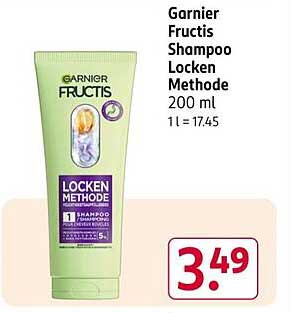 Garnier Fructis Shampoo Locken Methode