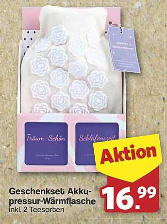 Geschenkset Akkupressur-Wärmflasche