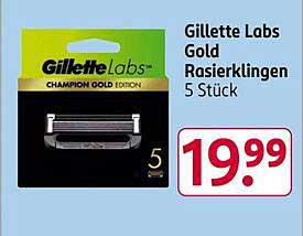 Gillette Labs Gold Rasierklingen