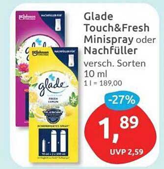 Glade Touch&Fresh Minispray oder Nachfüller